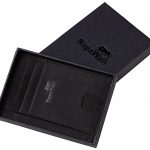 Toughergun RFID Blocking Minimalist Genuine Leather Slim Front Pocket Wallet U (Georgia Black) 14