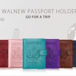 WALNEW Passport Holder Cover Case Travelling Passport Cards Carrier Wallet Case 14