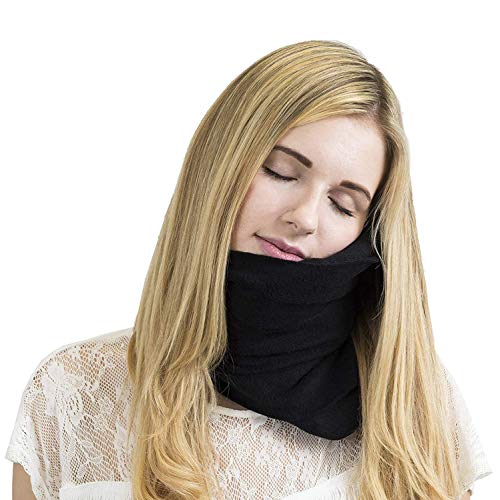 trtl Travel Pillow for Neck Support- Super Soft Neck Pillow with Shoulder Support and Cozy Cushioning Lightweight and Easy to Carry - Machine Washable - Black 2