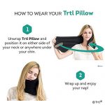 trtl Travel Pillow for Neck Support- Super Soft Neck Pillow with Shoulder Support and Cozy Cushioning Lightweight and Easy to Carry - Machine Washable - Black 9