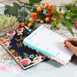 2022 Planner - Weekly & Monthly Planner with Monthly Tabs, Jan 2022 - Dec 2022, 6.3" x 8.4", Flexible Floral Hardcover with Thick Paper, Elastic Closure, Inner Pocket 9