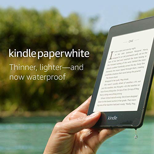 Kindle Paperwhite – (previous generation - 2018 release) Waterproof with 2x the Storage – Ad-Supported 3