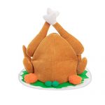 JOYIN 2 Pack Plush Roasted Turkey Hat for Thanksgiving Night Event, Dress-up Party, Thanksgiving Decoration, Role Play, Carnival, Cosplay, Costume Accessories 8