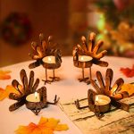 Rocinha Reindeer Candle Holder, Set of 6 Tea Candles Holders Holiday Candlestick Christmas Decoration for Home, Table, Fireplace, Window 15