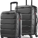 Samsonite Omni PC Hardside Expandable Luggage with Spinner Wheels, Black, 2-Piece Set (20/24) 7