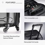 Samsonite Omni PC Hardside Expandable Luggage with Spinner Wheels, Black, 2-Piece Set (20/24) 11