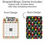 Big Dot of Happiness Happy Kwanzaa - Bingo Cards and Markers - African Heritage Holiday Party Bingo Game - Set of 18 7