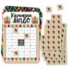 Big Dot of Happiness Happy Kwanzaa - Bingo Cards and Markers - African Heritage Holiday Party Bingo Game - Set of 18 5