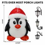 JOYIN 2 Pcs Christmas Porch Light Covers for Outdoor Light Cover, Christmas Decorations, Christmas Parties, Gift Giving, and More! (Penguin Cover) 10