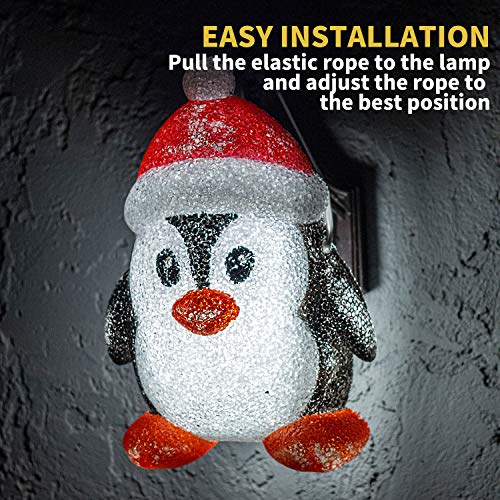 JOYIN 2 Pcs Christmas Porch Light Covers for Outdoor Light Cover, Christmas Decorations, Christmas Parties, Gift Giving, and More! (Penguin Cover) 5
