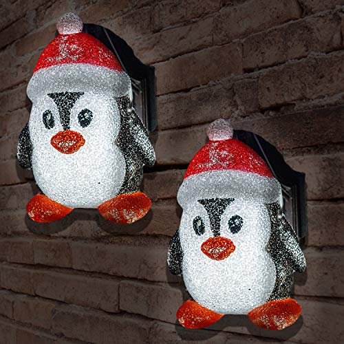 JOYIN 2 Pcs Christmas Porch Light Covers for Outdoor Light Cover, Christmas Decorations, Christmas Parties, Gift Giving, and More! (Penguin Cover) 7