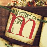 Merry Christmas Banner - Vintage Xmas Decorations Indoor for Home Office Party Fireplace Mantle Farmhouse Decor 6