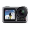DJI Osmo Action - 4K Action Cam 12MP Digital Camera with 2 Displays 36ft Underwater Waterproof WiFi HDR Video 145° Angle, Black 4