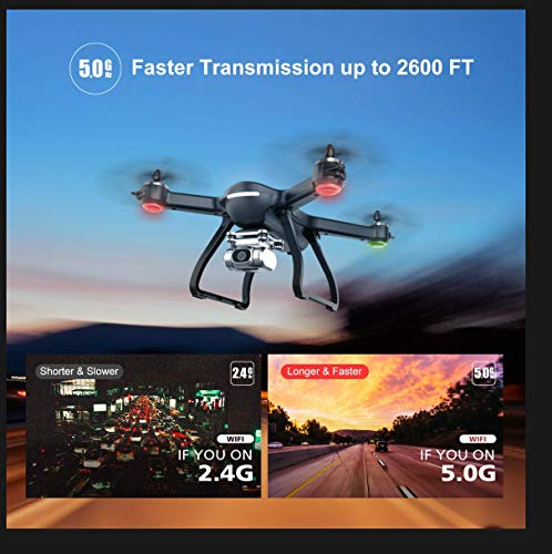Holy Stone HS700D FPV Drone with 4K HD Camera Live Video and GPS Return Home, RC Quadcopter for Adults Beginners with Brushless Motor, Follow Me, 5G WiFi Transmission, Modular Battery, Advanced Selfie 6