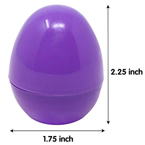 JOYIN 200 Pcs Prefilled Easter Eggs with Novelty Toys and Stickers, 2 3/8" for Filling Treats, Easter Theme Party Favor, Easter Eggs Hunt, Basket Stuffers Fillers, Classroom Prize 5