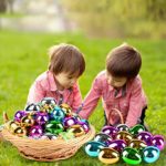 Metallic Easter Eggs for Easter Hunt, Easter Basket Stuffers for Kids Boys Girls Toddlers 12