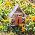 FUNPENY Wooden Insect House, Insect Hotel with Brush for Butterfly, Bees and Ladybugs 11