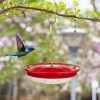 YTU Hummingbird Feeders for Outdoors, No Leak Humming Bird Feeder, Easy to Clean & Fill, 5 Feeder Ports, Perfect for Hanging on The Tree,Yard 10