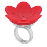 ZUMMR Hummingbird Ring Feeder (Red) - Hand Feed Hummingbirds Right in Your Backyard. Get up Close and Personal with Nature. Proudly Made in The U.S.A. - The Original 8