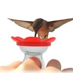 ZUMMR Hummingbird Ring Feeder (Red) - Hand Feed Hummingbirds Right in Your Backyard. Get up Close and Personal with Nature. Proudly Made in The U.S.A. - The Original 14