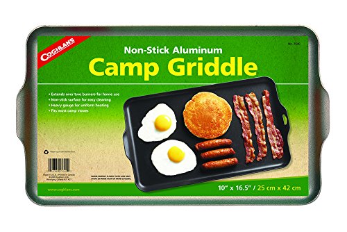 Coghlan's Two Burner Non-Stick Camp Griddle, 16.5 x 10-Inches Black 2