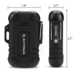Extremus Blaze 360 Waterproof Lighter,Outdoor Windproof Lighter Dual Arc Lighter USB Rechargeable Flameless Lighter,Plasma Lighters for Camping,Hiking,and Outdoor Adventures, Survival Tactical Gear 10