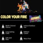 Magical Flames Cosmic Fire Color Packets - 12-Pack Colorful Fire Packs - Magic Colored Flame for Campfires, Bonfire & Outdoor Fire Pit - Color Changing Fire Camping Accessories for Kids & Adults 8