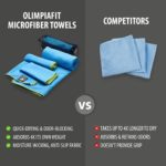 OlimpiaFit Quick Dry Towel - 3 Size Pack of Lightweight Microfiber Travel Towels w/Bag - Fast Drying Towel Set for Camping, Beach, Gym, Backpacking, Sports, Yoga & Swim Use﻿ 12