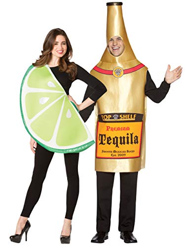 Rasta Imposta Tequila Bottle & Lime Slice Couples Costume Liquor Drink Dress Up Cosplay Costumes, Adult One Size 1
