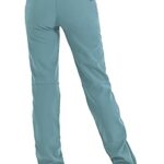 Postropaky Womens Outdoor Snow Ski Pants Waterproof Hiking Insulated Softshell Pants Snowboard Zipper Bottom Leg (sky blue,12Short) 7