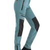 Postropaky Womens Outdoor Snow Ski Pants Waterproof Hiking Insulated Softshell Pants Snowboard Zipper Bottom Leg (sky blue,12Short) 9